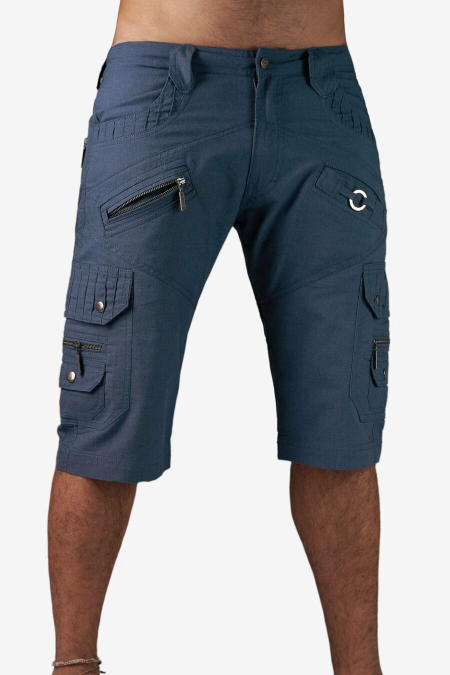 short-inizio-pants-blue-for-men-alternative-streetwear-and-festival-fashion-avanyah-clothing