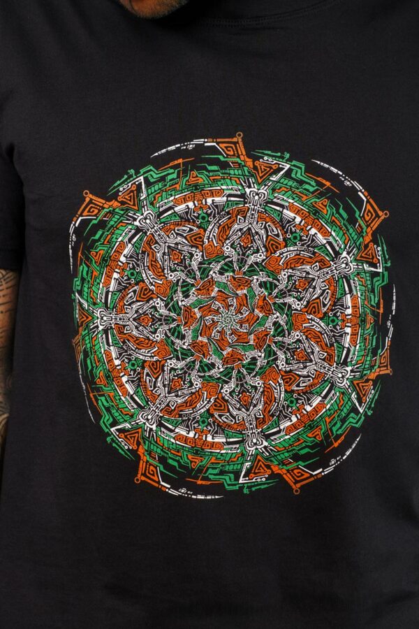 tribal-mandala-t-shirt-black-for-men-handmade-screen-print-avanyah-online-shop-alternative-clothing-festival-fashion-art-wear