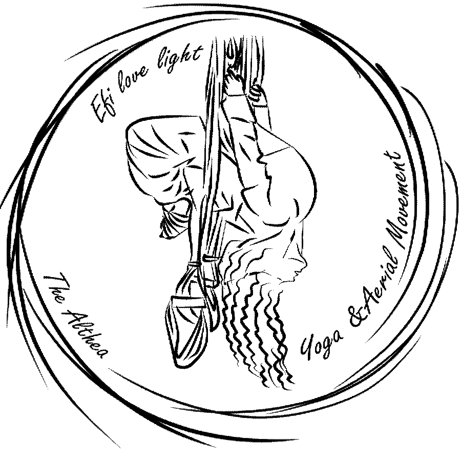 The logo of Efi Love Light – personal coach, yoga teacher, and designer of the Althea Aerial Yoga Hammock | Key Avanyah team member