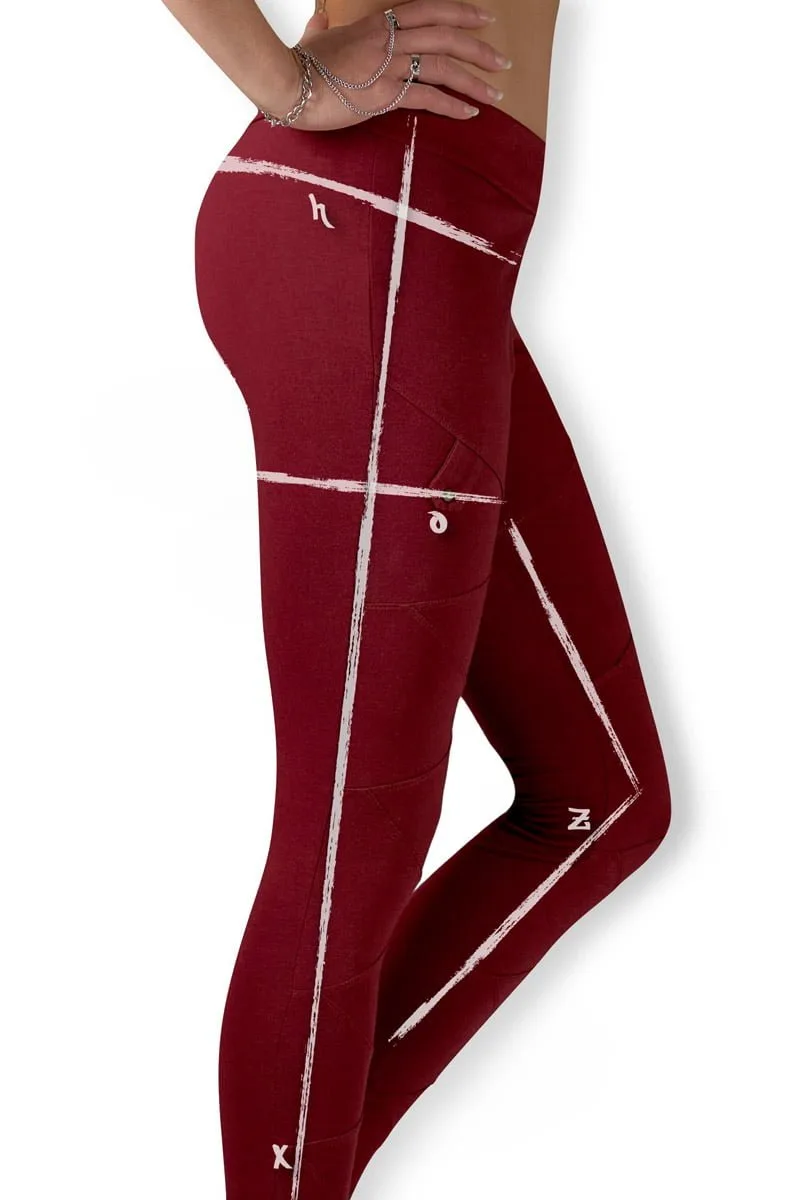 Size chart for Avanyah’s alternative trousers, leggings, and skirts – perfect for rave wear, casual style, and festival fashion