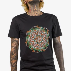 Tribal Mandala T-Shirt Black